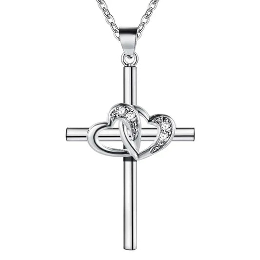 Silberne Herz Kette
